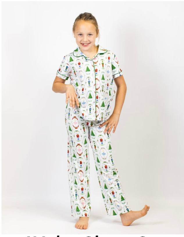 Girls Nutcracker Waltz Sleep Pants Set_