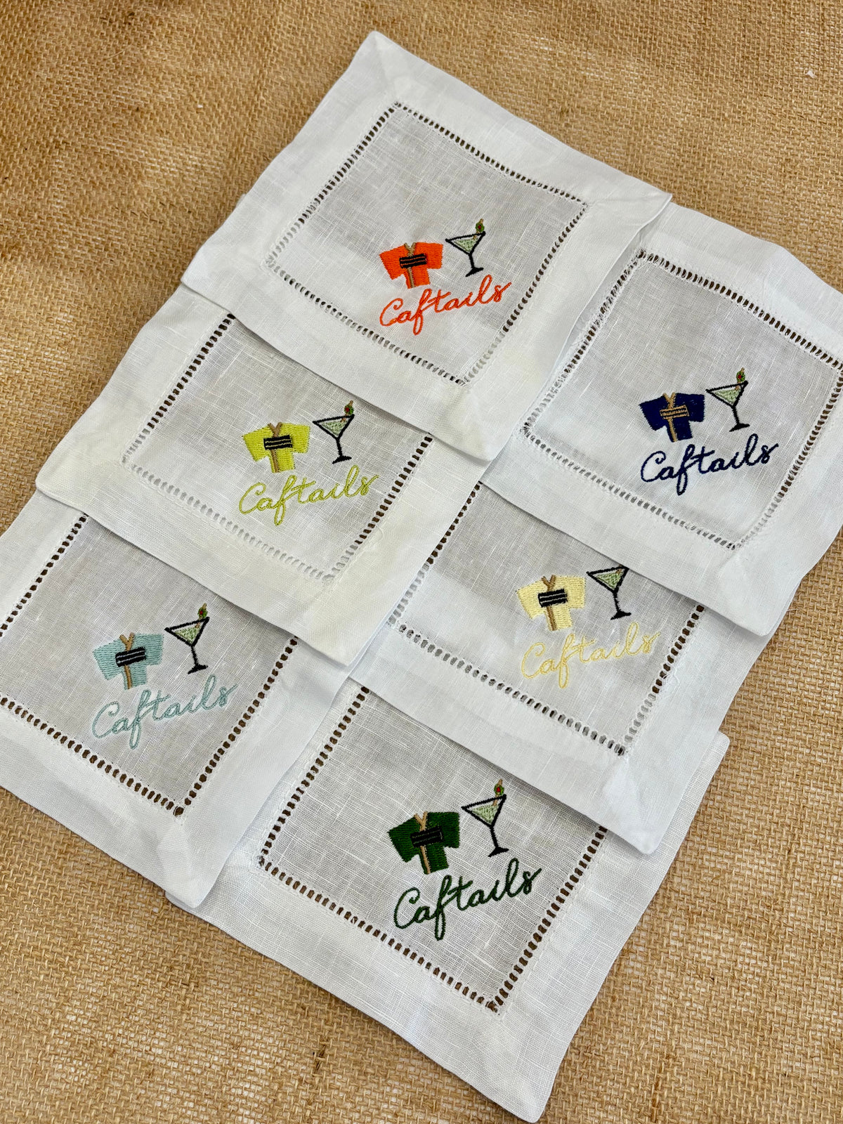 Custom Cocktail Napkins with design