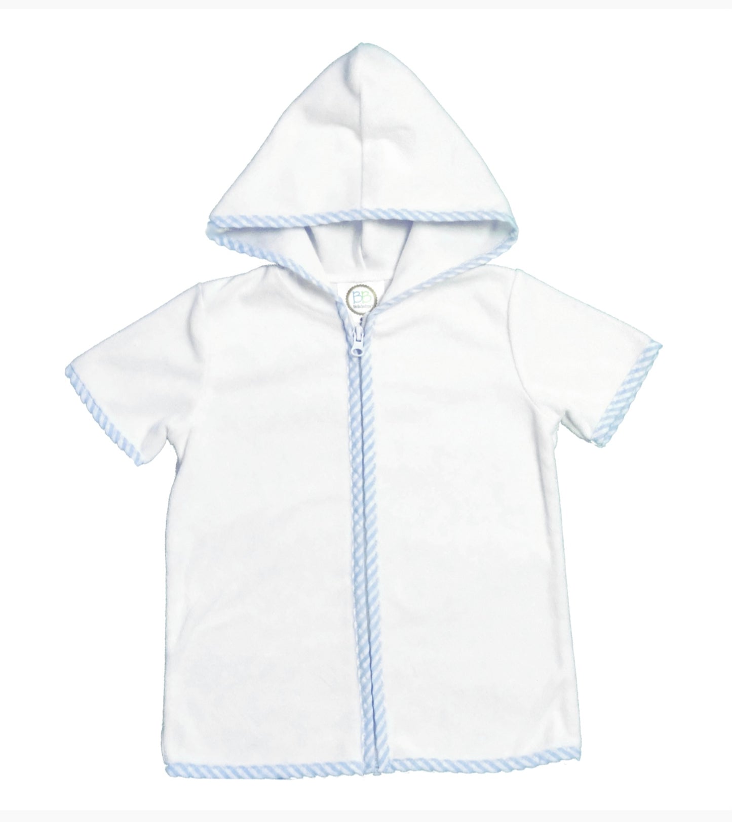 Terry cloth swim cover shirt