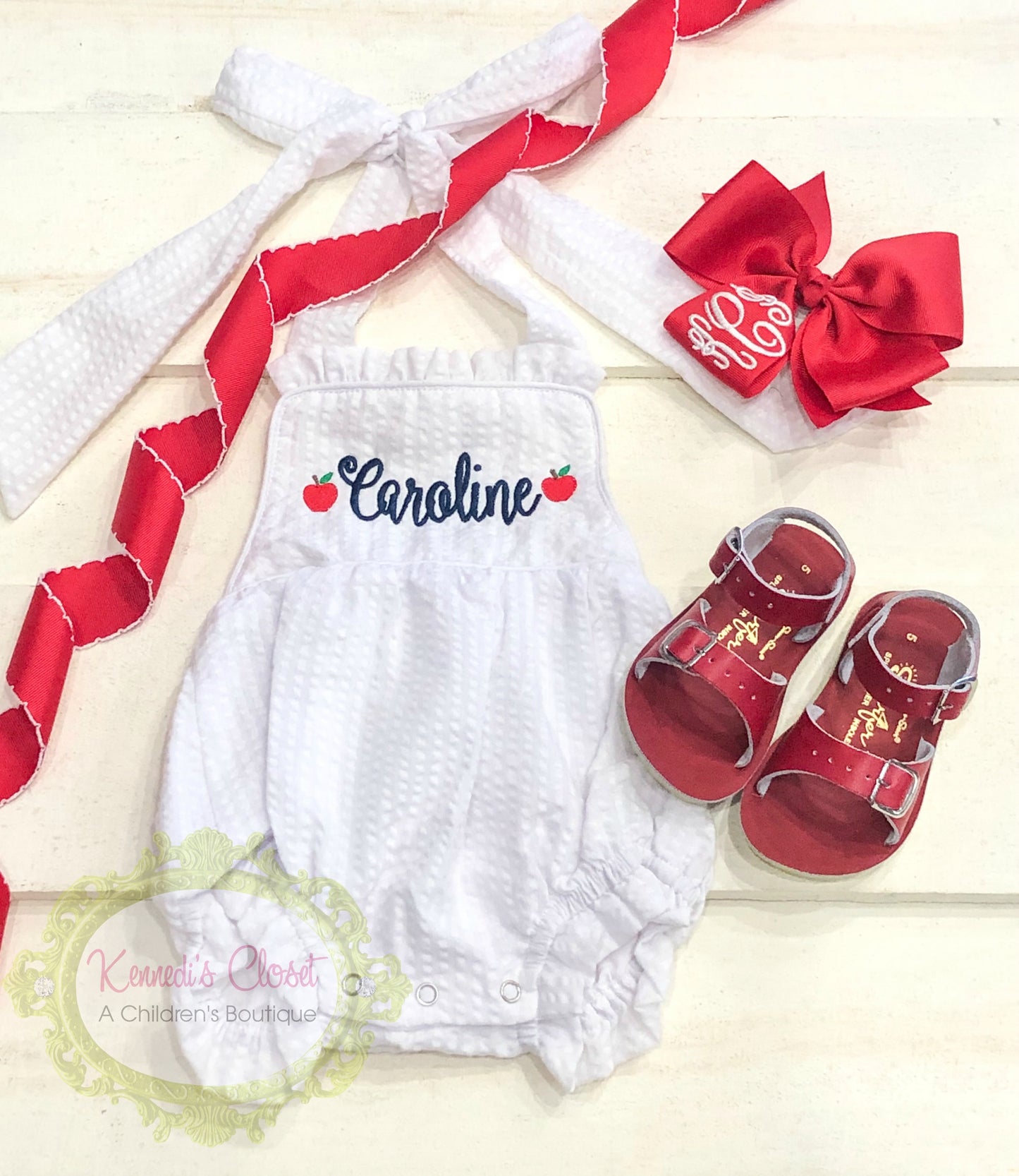 Apple Seersucker Bubble