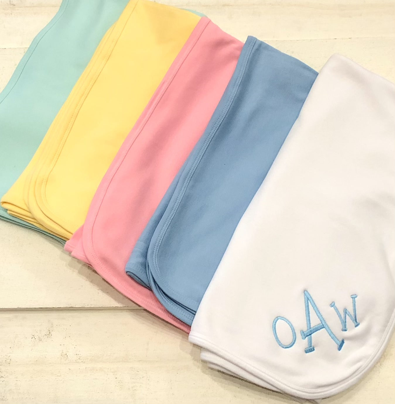 Knit Monogrammed Blanket