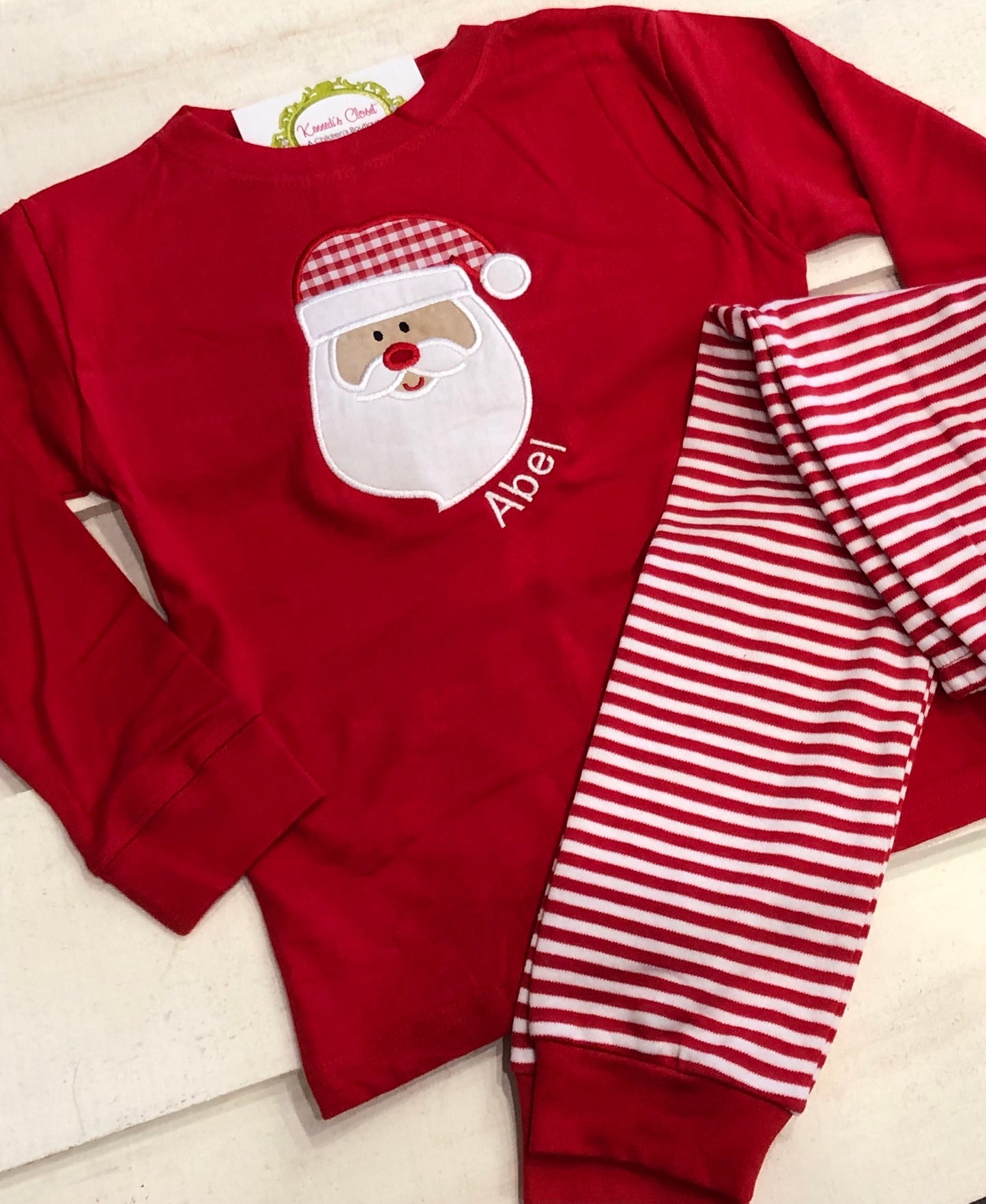 Santa Stripe Pajamas