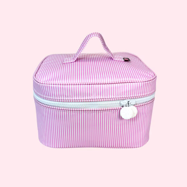 Wipeable Train Case Makeup Bag