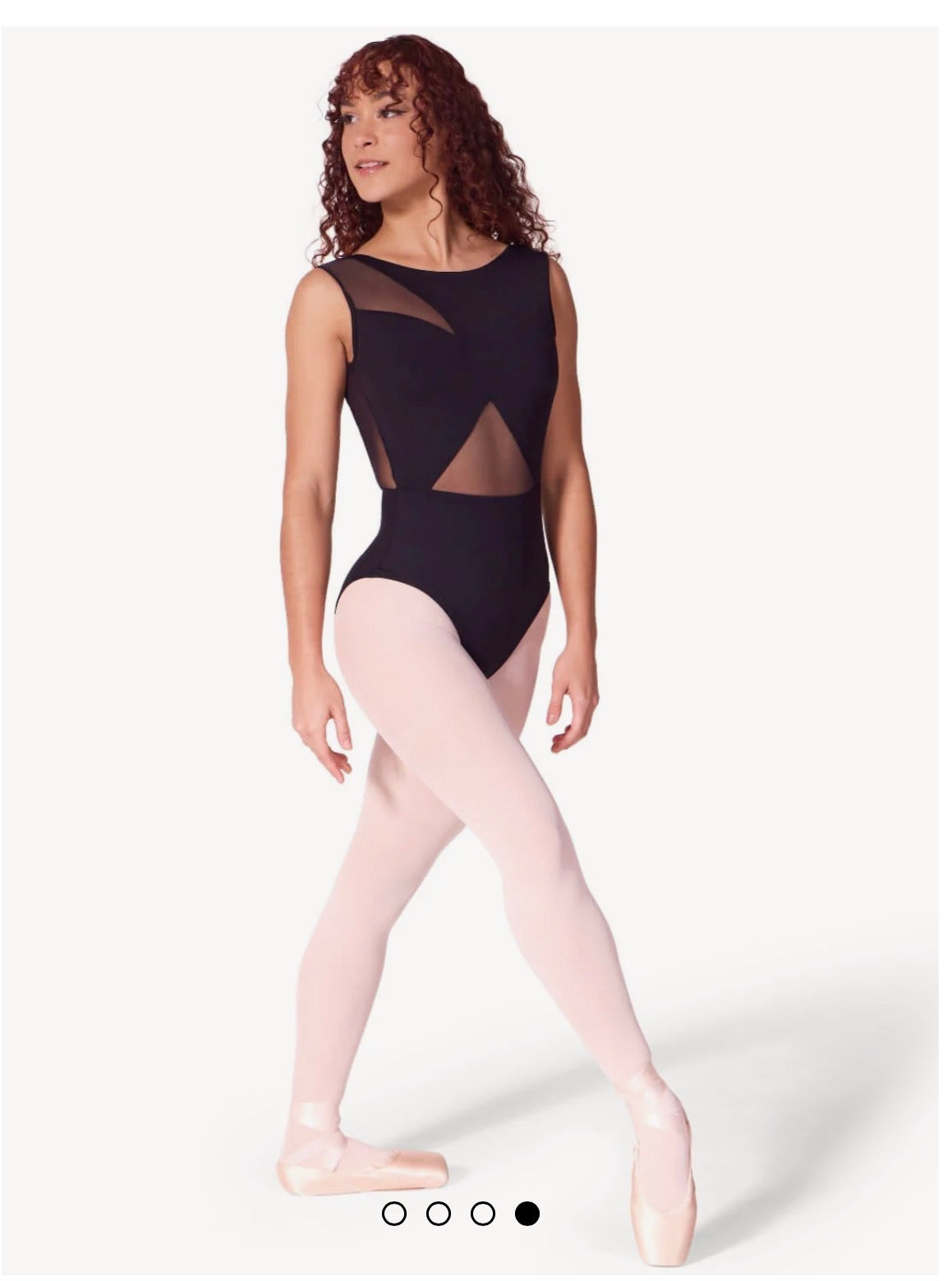 Asymmetrical Boat Neck Leotard EL106W