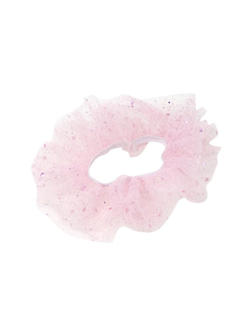 Pink Poppy Ballerina Hair Scrunchie