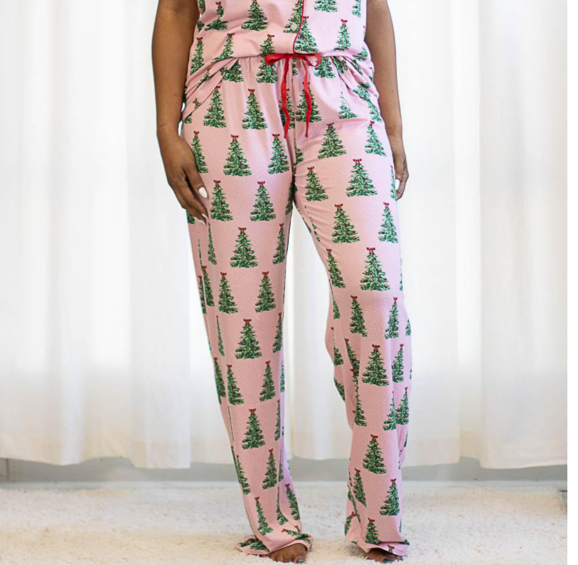 Tree Sleep Pants Light Pink