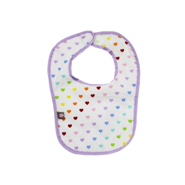 Monogrammed Seersucker Bib