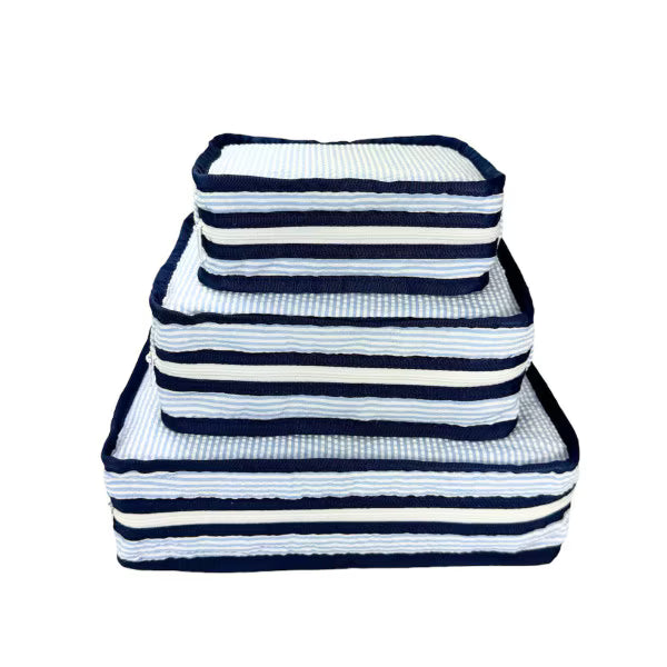 Seersucker Stacking Cubes