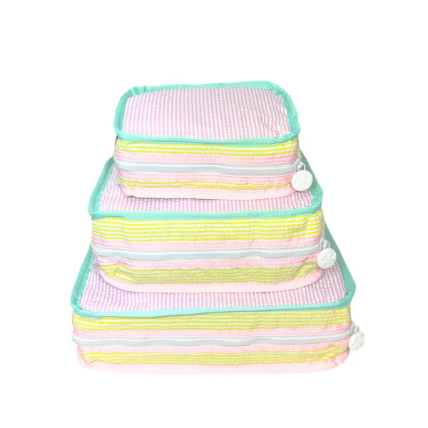 Seersucker Stacking Cubes