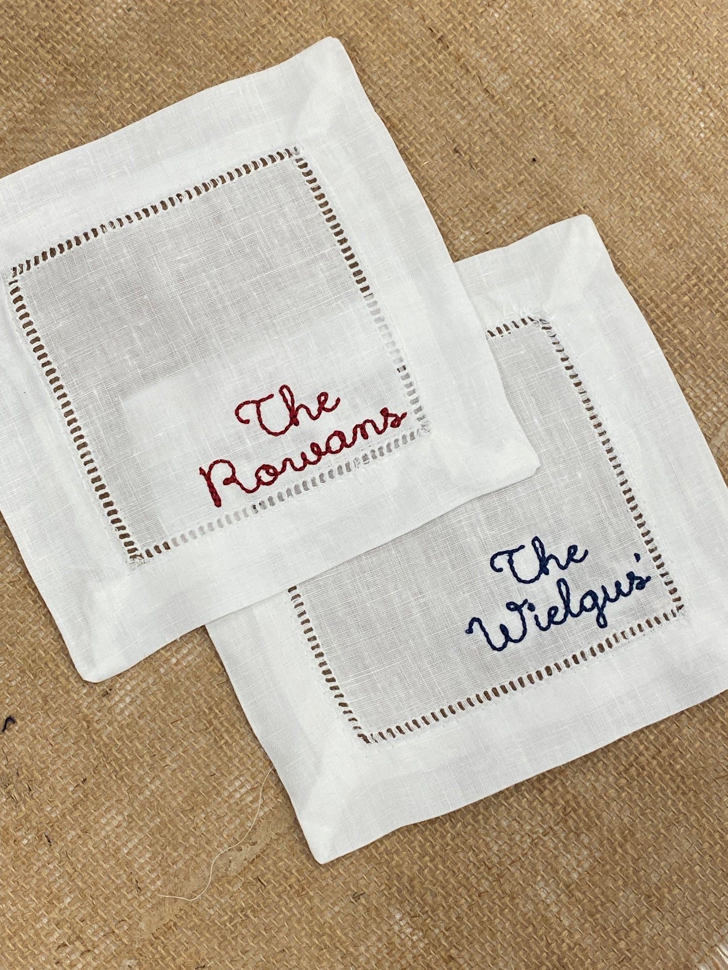 Custom Name Cocktail Napkins