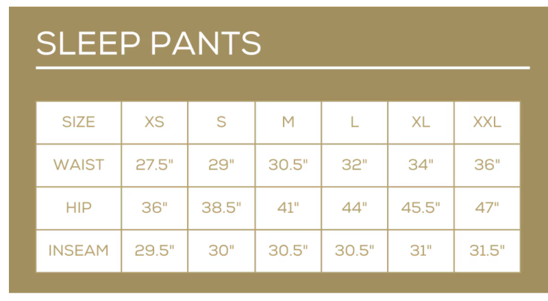 Tree Sleep Pants Light Pink