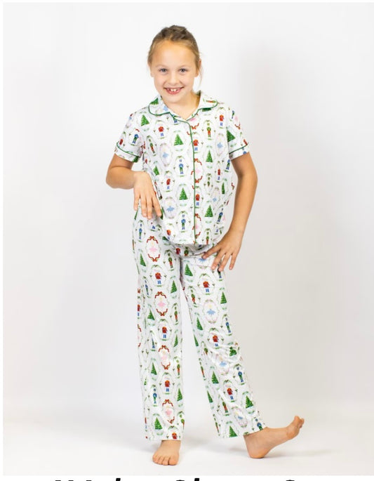 Girls Nutcracker Waltz Sleep Pants Set_