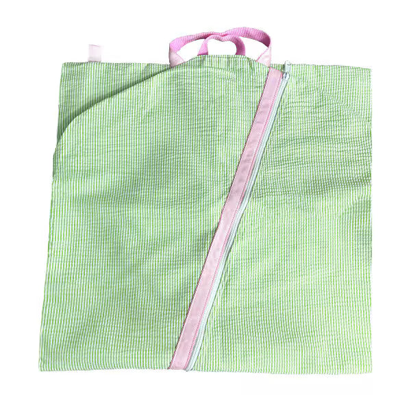 Seersucker Hanging Garment Bag