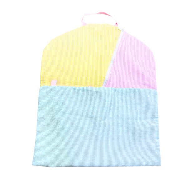 Seersucker Hanging Garment Bag