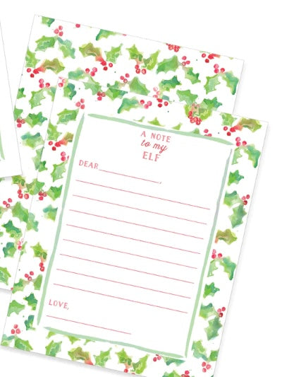 Over The Moon Gift
Santa And Elf Notecards
