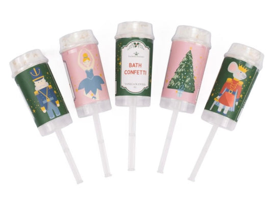 Nutcracker Bath Confetti Poppers Vanilla Scented