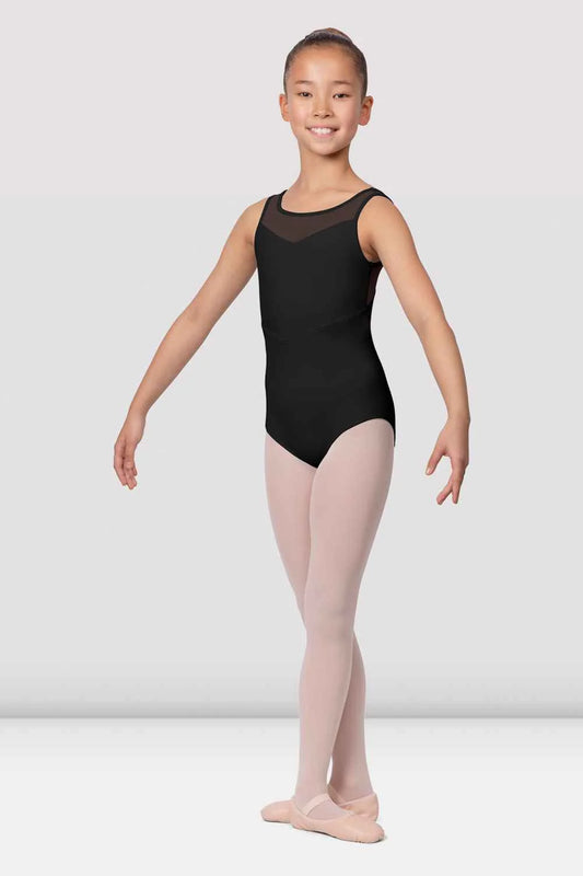 Girls Mesh Bodice Leotard CL 9655