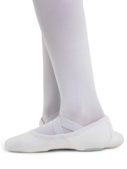 Canvas Split Sole Hanami White Ballet Shoe by Capezio 2037w