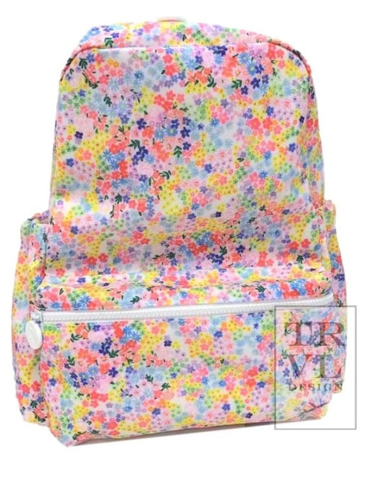 TRVL- MEADOW FLORAL BACKPACK