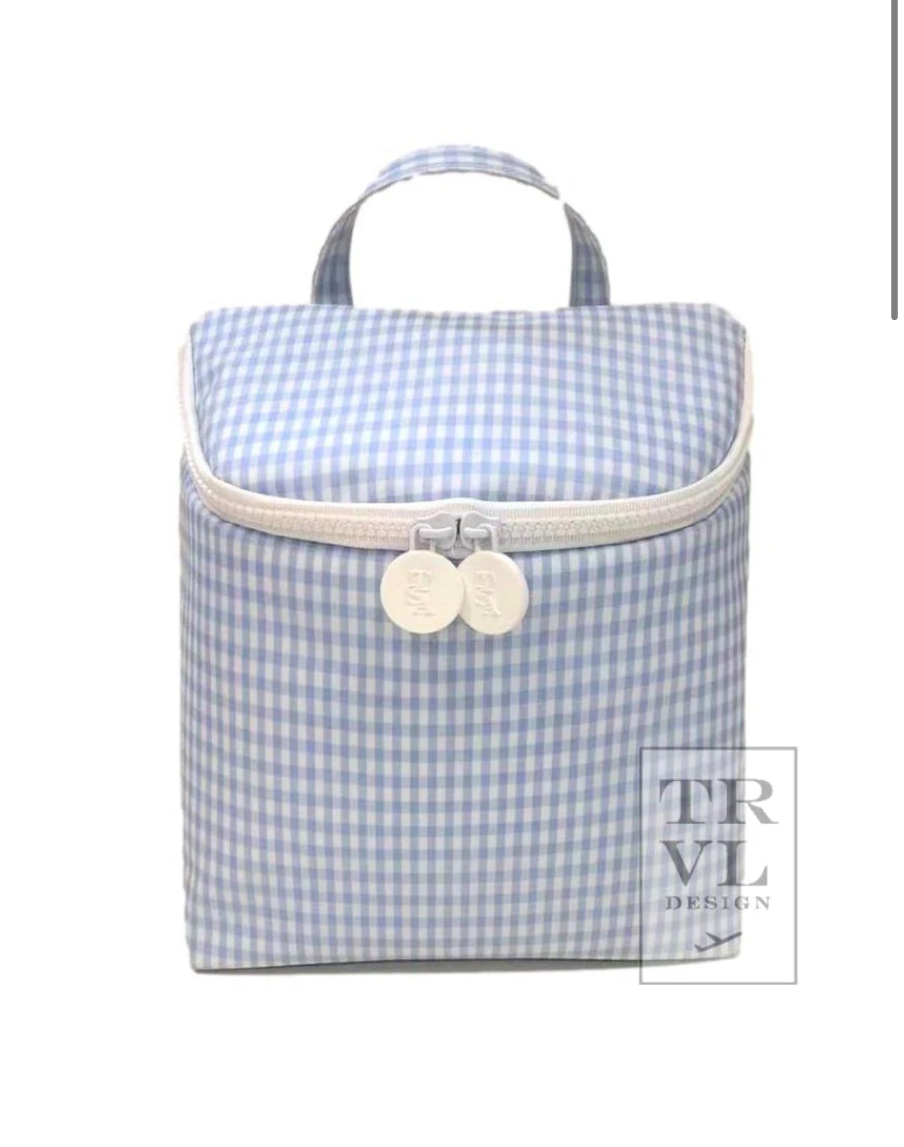 TRVL Take Away Insulated Lunch Bag Gingham Collection- All Colors