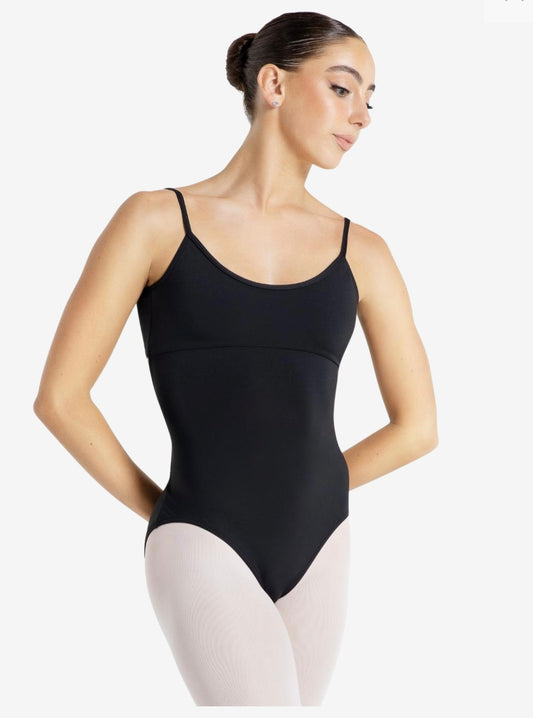 Camisole leotard with twist back