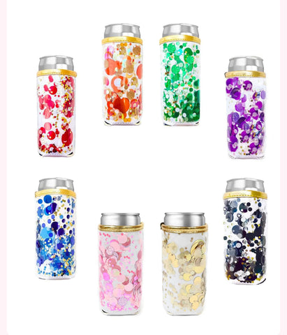 Confetti Skinny Can Holder by Packed Party