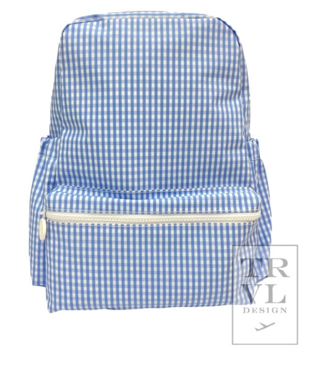 Signature Gingham Backpack Collection by TRVL