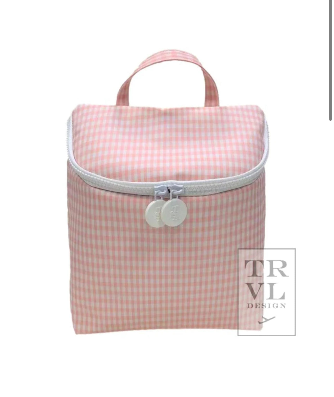 TRVL Take Away Insulated Lunch Bag Gingham Collection- All Colors