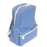 Blue Gingham Backpack by TRVL