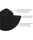 RB Black Swimming Hat