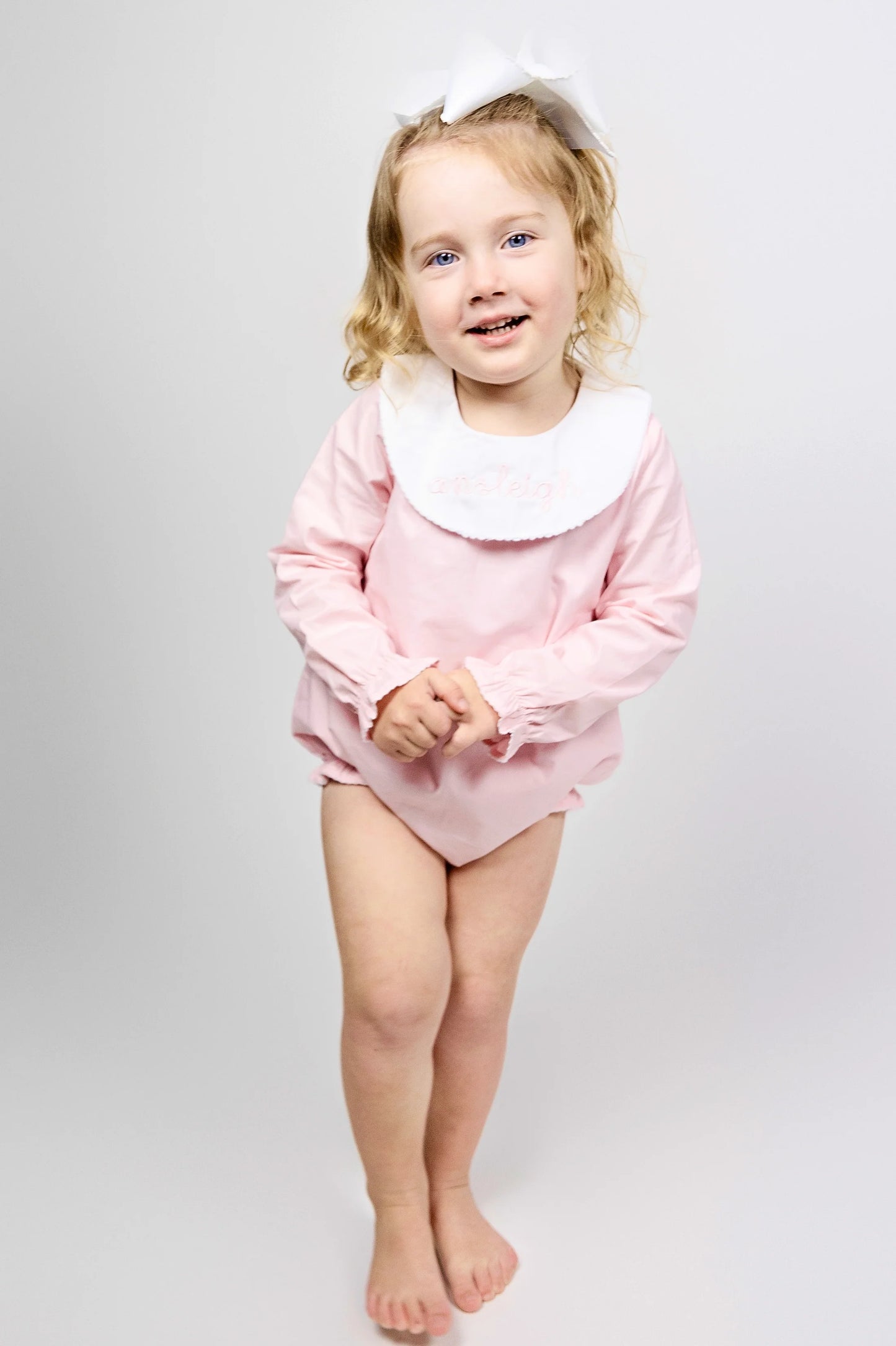 Girls Long Sleeve Bishop Bubble