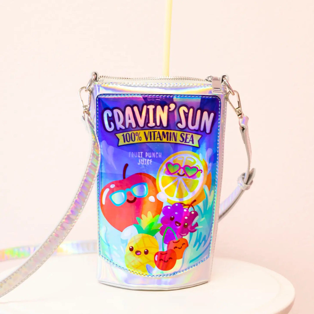 Cravin' Sun Fruit Juice Pouch Bag Crossbody