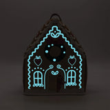 Glow in the Dark Gingerbread House Backpack