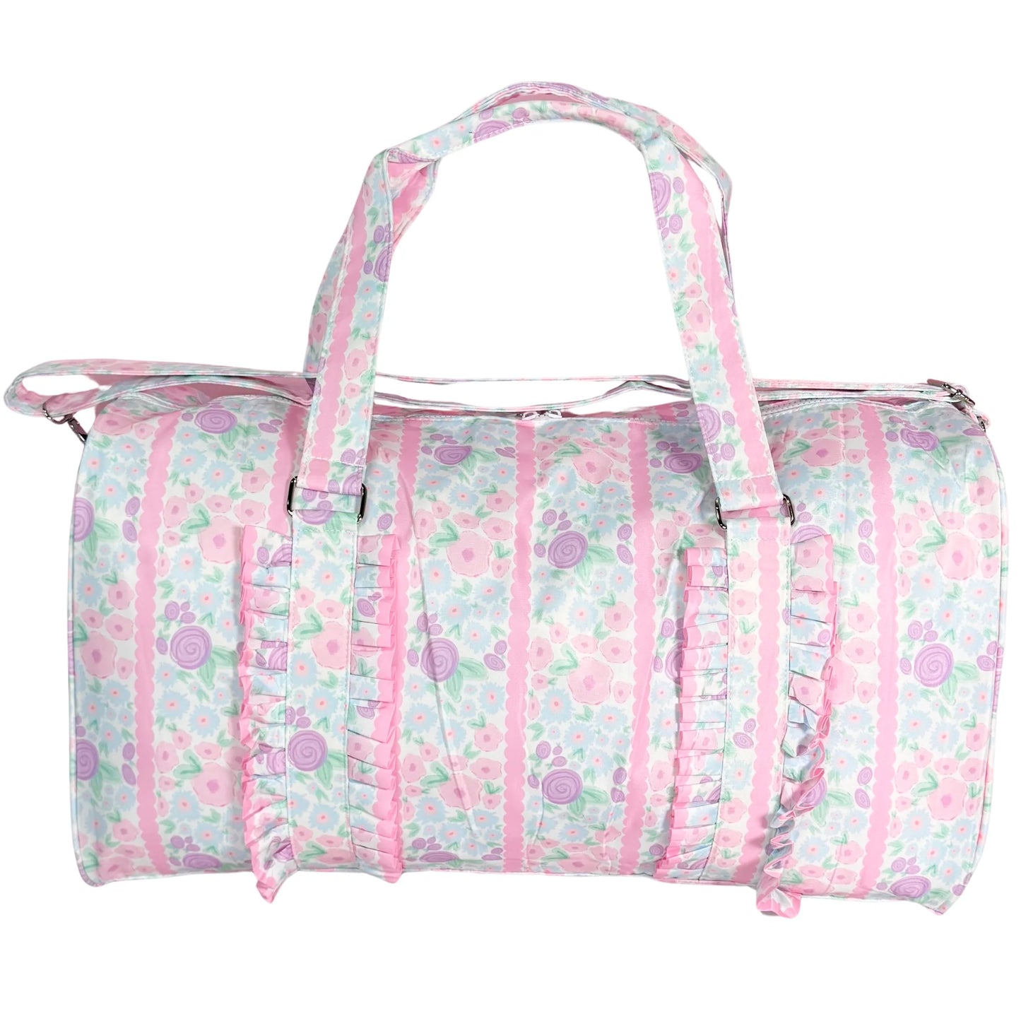 Large Wipeable Duffle with Ruffle