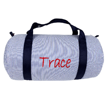 Small Seersucker Duffel