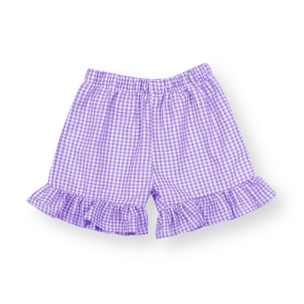 Ruffle Shorts Seersucker
