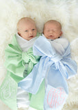 Seersucker Swaddle  Blanket- All colors available