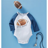 Football Knit Rattle with Onesie