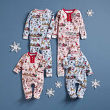 Night before Christmas Blue Pajama Sleeper