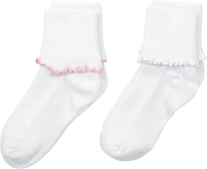 Girls Two Ripple Ruffle Socks