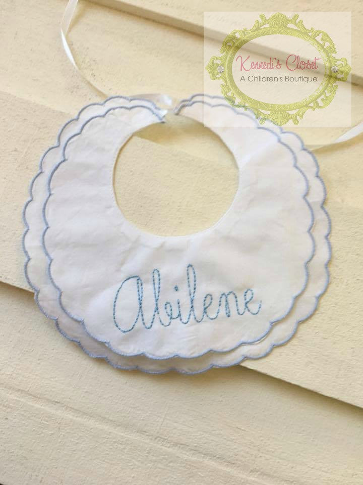 Scalloped Bib