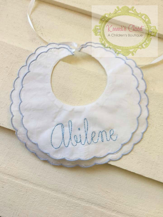 Scalloped Bib