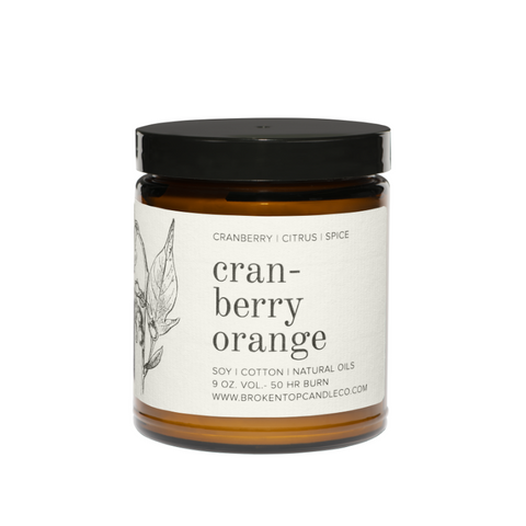 Cranberry Orange Candle- 4oz