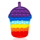 Food Assorted Bubble Pop It Silicone Fidget Toy Sensory
