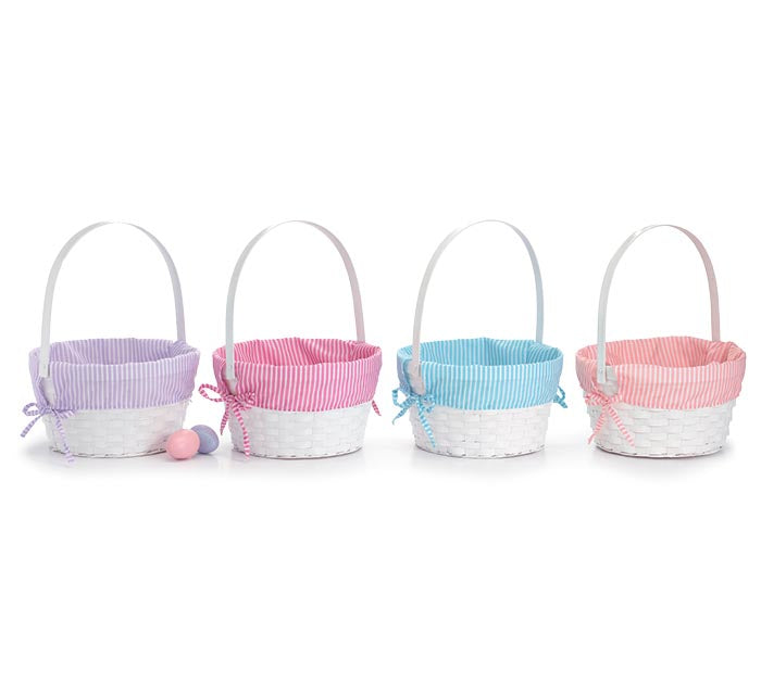 Bamboo Easter Basket Stripes