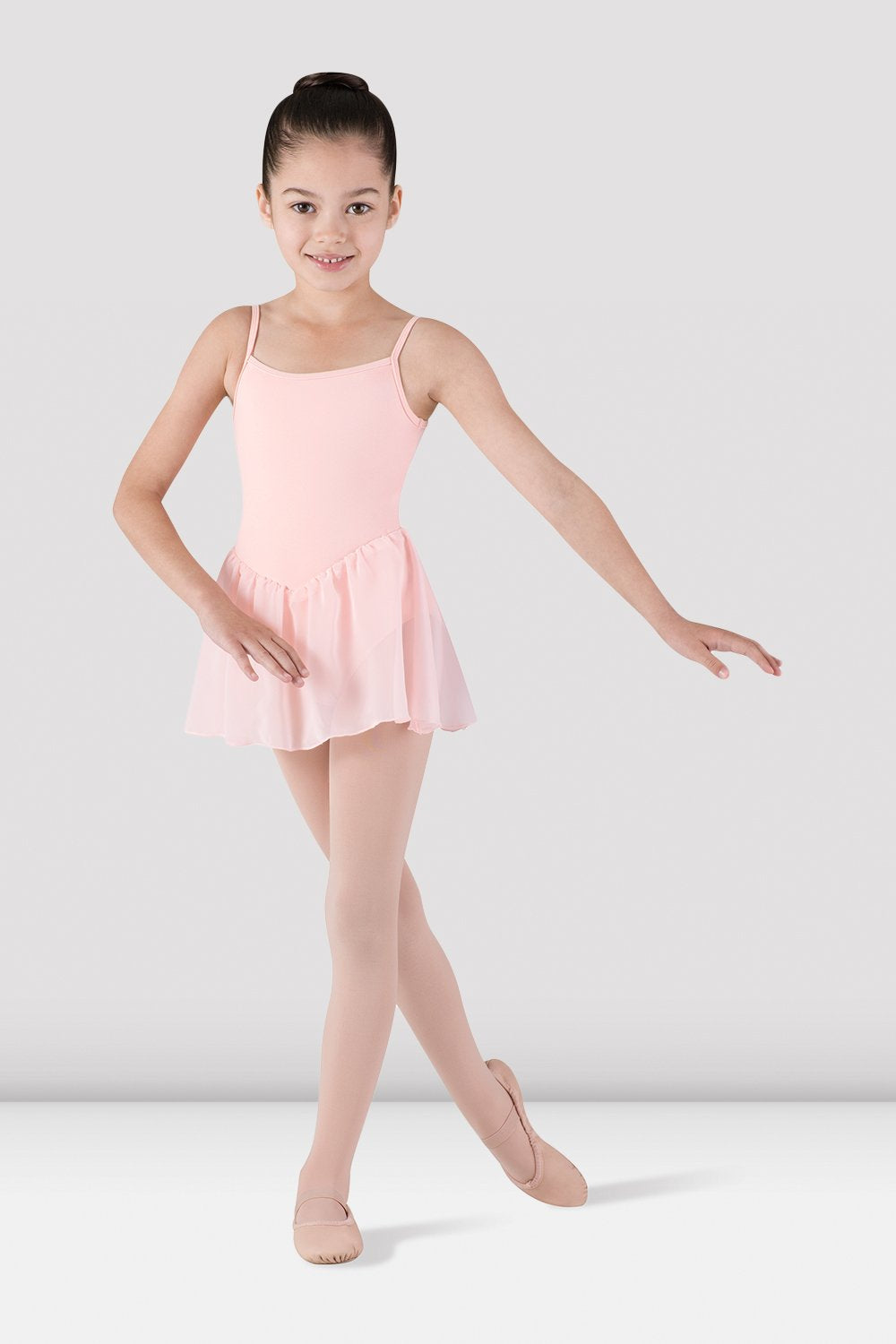 Girls Pink Skirted Camisole Leotard CL 3977