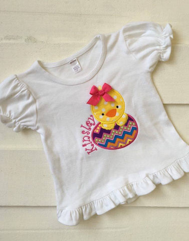 Easter Chick Ruffle Design