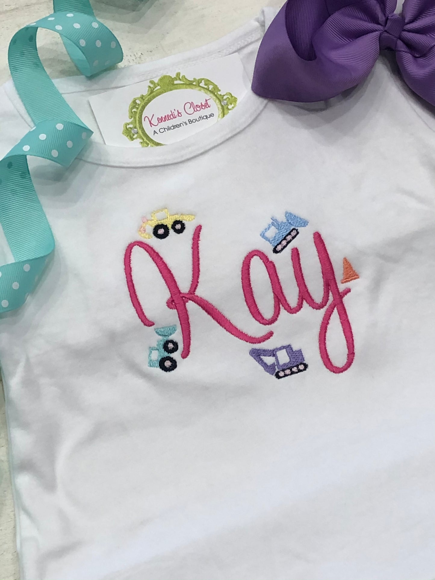 Transportation Girlie Name Design