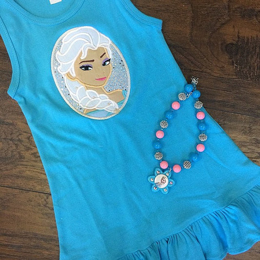 Elsa and Ana Sisters Dress