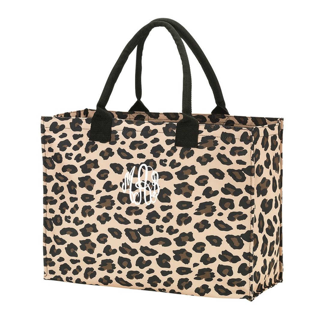 Large Leopard Tote